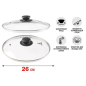 Крышка стеклянная 26 см PERFECTO LINEA (25-026020)