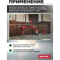 Опора роликовая WORTEX 43x48,5x67-106 см (1335841) - Фото 4