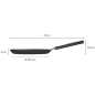 Сковорода алюминиевая блинная 22 см FISKARS Hard Face (1075522) - Фото 4
