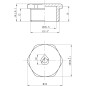 Заглушка латунная 3/4" с наружной резьбой AV ENGINEERING (AVE310004) - Фото 2