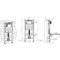 Инсталляция для унитаза 3 в 1 с кнопкой 312 AV ENGINEERING (AVW31-312) - Фото 3