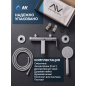 Смеситель для ванны AV ENGINEERING Bon (AVBON3-BW0) - Фото 6