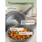 Сковорода алюминиевая 26 см PERFECTO LINEA Grey (55-260111) - Фото 2