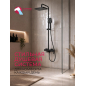 Душевая стойка ECONOCE серия 810 черный (EC0812BL) - Фото 11