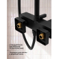 Душевая стойка ECONOCE серия 810 черный (EC0812BL) - Фото 9