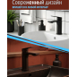 Смеситель для умывальника ECONOCE серия 800 черный (EC0801BL) - Фото 6