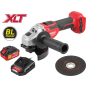 Шлифмашина угловая аккумуляторная WORTEX CAG 1812-2 E XLT SET (1334917)