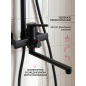 Душевая стойка ECONOCE D35 серия 730 черный (EC0734BL) - Фото 4