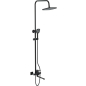 Душевая стойка ECONOCE D35 серия 730 черный (EC0734BL)