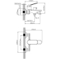 Смеситель для ванны ECONOCE D35 серия 760 (EC0763) - Фото 2