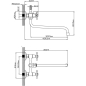 Смеситель для ванны AV ENGINEERING (AVROL7-D21) - Фото 2