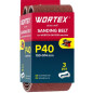 Шлифлента 100x914 мм P40 WORTEX 3 штуки (1325973)