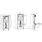 Инсталляция для унитаза 3 в 1 с кнопкой 303 AV ENGINEERING (AVW31-303) - Фото 3