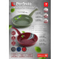 Сковорода алюминиевая 22 см PERFECTO LINEA Cook&Fun бургундия (55-225304) - Фото 6