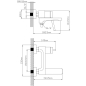 Смеситель для ванны ECONOCE D35 серия 750 (EC0752) - Фото 2