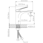 Смеситель для умывальника ECONOCE D35 серия 760 (EC0760) - Фото 2