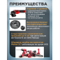 Шлифмашина угловая аккумуляторная WORTEX CAG 1812-2 SE XLT SET (1334919) - Фото 3