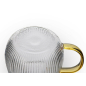 Кружка стеклянная PERFECTO LINEA Aria Golden 400 мл (30-004001) - Фото 4