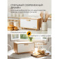 Хлебница PERFECTO LINEA Bamboo 36x24x21,5 см (38-362624) - Фото 2