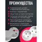 Удлинитель 3 м 3 розетки 2,2 кВт с заземлением и выключателем LEIDEN ELECTRIC (805042) - Фото 2