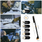 Щетка для снега со скребком телескопическая FISKARS X-series 85-113 см (1078493) - Фото 6