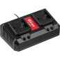 Комплект аккумулятор 18В 2Ач 2 штуки и зарядное устройство 2х2 А WORTEX ALL1 XLT SET (2329018) - Фото 2