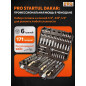 Набор инструментов 1/4", 3/8", 1/2" 6 граней PRO STARTUL Dakar 171 предмет (PRO-171DK)