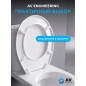Сиденье для унитаза AV ENGINEERING Standart Plus (AVE129617) - Фото 7