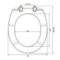 Сиденье для унитаза AV ENGINEERING Standart Plus (AVE129617) - Фото 3