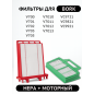 Набор фильтров для пылесоса Bork/Thomas BRUNER 2 штуки (MPVC-1021) - Фото 2