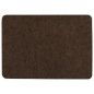 Коврик придверный влаговпитывающий ребристый VORTEX Slim 50×80 см коричневый (24387)