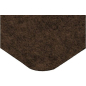 Коврик придверный влаговпитывающий ребристый VORTEX Slim 50×80 см коричневый (24387) - Фото 4