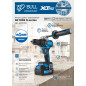 Дрель-шуруповерт аккумуляторная ударная BULL SR 1806 R-series XLTpro (2329059) - Фото 2