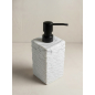 Дозатор для жидкого мыла PERFECTO LINEA StoneWave белый (35-130811) - Фото 4