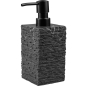 Дозатор для жидкого мыла PERFECTO LINEA StoneWave черный (35-130801)
