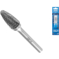 Борфреза твердосплавная параболическая 12x25 мм STARTUL Expert тип F (SE8705-12)