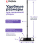 Швабра для пола PERFECTO LINEA с насадкой из микрофибры черная (43-435141) - Фото 2