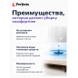 Швабра для пола PERFECTO LINEA с насадкой из микрофибры черная (43-435141) - Фото 6