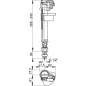 Впускной клапан для унитаза ALCAPLAST A18-1/2" (A18 1/2) - Фото 2