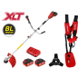 Триммер аккум. WORTEX TB 3036-1 AT XLT SET БЕСЩЁТ.ДВИГ., 18В+18В, шир.скаш.380/255 мм леска/нож (2325113) - Фото 2