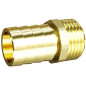 Штуцер латунный 1/2" с наружной резьбой х 20 мм LD (LD.65.395.1.15x20L)