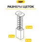 Щетки графитовые для шлифмашины угловой Makita 9521NB IGP 2 штуки аналог CB-411 (7140611) - Фото 6
