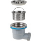 Сифон для кухни выпуск 3 1/2" с гибкой трубой 1 1/2" - 32/40/50мм AV Engineering (AVE129783) - Фото 4