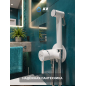 Смеситель для биде AV Engineering SETA D25-A белый (AVSET02WT) - Фото 11