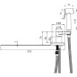 Смеситель для биде D25-A серия SETA белый AV Engineering (AVSET05WT) - Фото 2