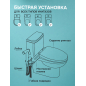 Гигиенический душ на унитаз AV Engineering SETA D25-A белый (AVSET05WT) - Фото 10
