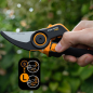 Секатор плоскостной FISKARS DualAction P981 (1080132) - Фото 3