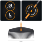 Грабли веерные FISKARS OneClick L (1080673) - Фото 2