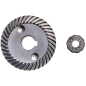 Коническая пара для болгарки Makita 9553, 9555, 9557, 9558 IGP аналог 227542-1 и 227541-3 (7145005) - Фото 3