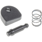 Кнопка стопора для болгарки Makita GA5030 IGP с пружиной и штифтом (7145256)